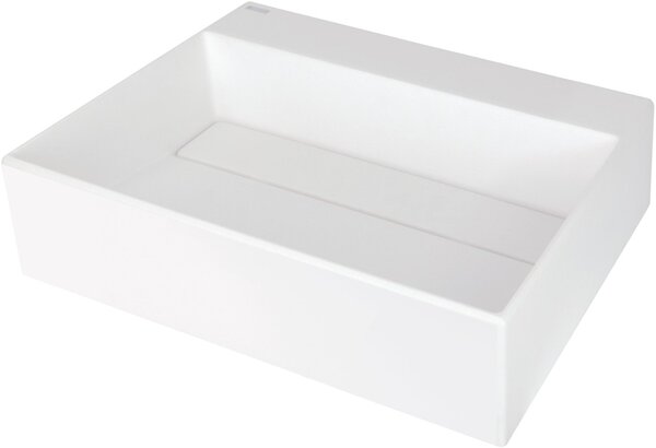 Deante Correo lavoar 50x40 cm dreptunghiular de blat alb mat CQR_AU5M
