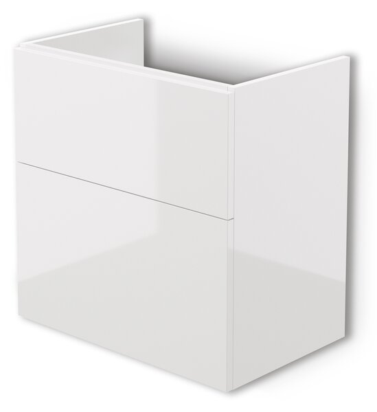 Deante Tubo dulap 60x38.5x60 cm sub chiuveta pe perete alb STU_6U61
