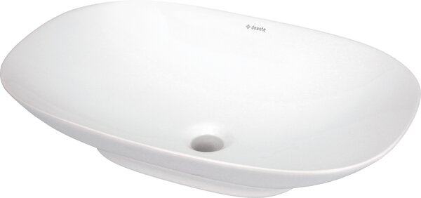 Deante Arnika, chiuveta ceramica blat 600x400x150 mm, alb, CGN_6U6S