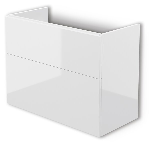 Deante Tubo dulap 80x38.5x60 cm sub chiuveta pe perete alb STU_6U81