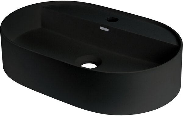 Deante Silia lavoar 55x35 cm ovale de blat negru mat CQS_NU6B