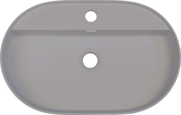 Deante Silia lavoar 55x35 cm ovale de blat gri/piatră mat CQS_SU6B
