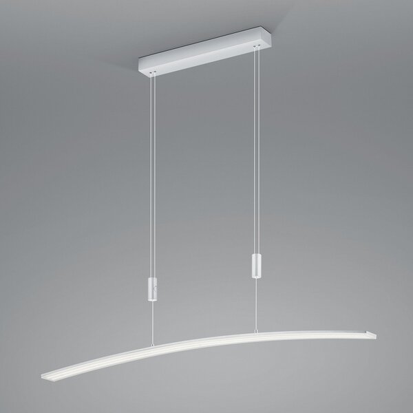 HELL LED suspendat lumina Dual cu telecomandă CCT aluminiu, reglabil, Metalic, Camera de zi / sufragerie, Metal, Modern