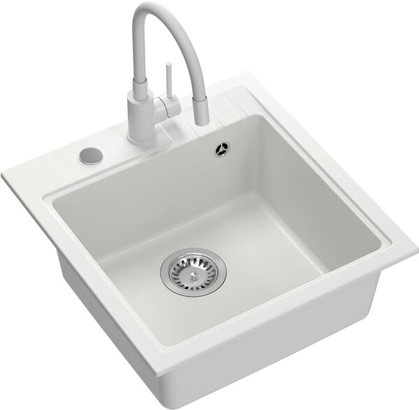 Quadron Peter chiuveta cu baterie alb/alb HCQP5052BIK_3323503WHM