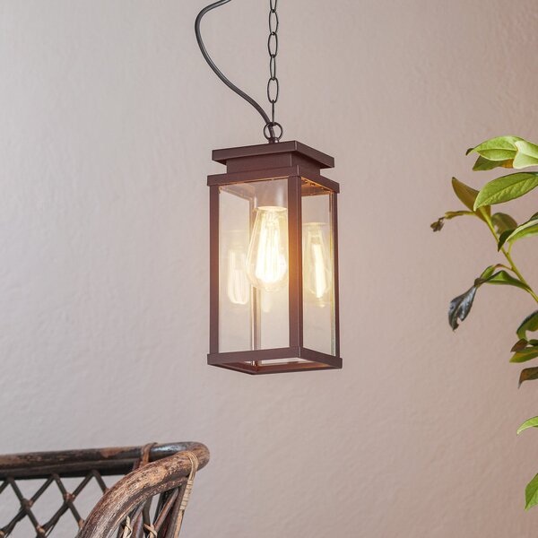 K.S. Verlichting Lumina suspendată Jersey cu farmec nostalgic, Negru, Metal