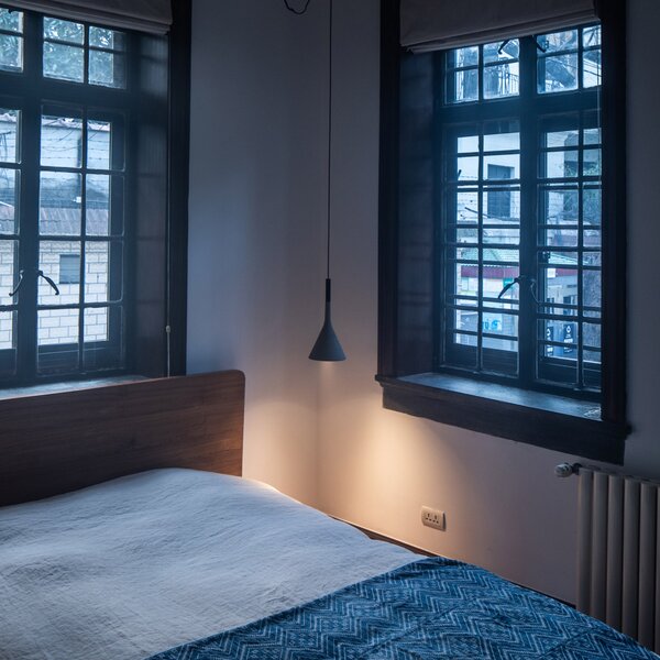 Foscarini Aplomb Mini lampă susp. din beton, gri, reglabil, Gri, Bucătărie, Beton, Design