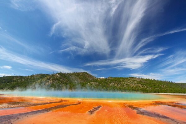 Fototapetă vlies izvorul grand prismatic 375 x 250 cm