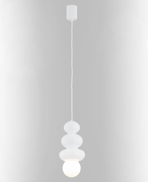Argon Orlando Plus lampă suspendată 1x6 W alb-opal 8785