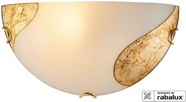 Rabalux Art Gold lampă de perete 1x60 W alb-auriu 1940