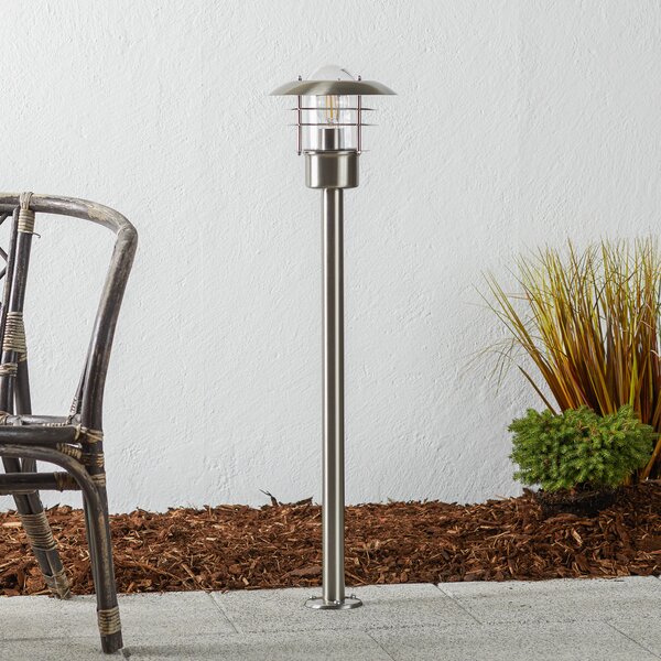 Brilliant Lampă scandinavă de trotuar Terrence, Metalic, Metal, Scandinavă