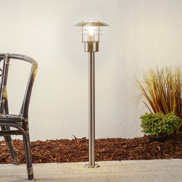 Brilliant Lampă scandinavă de trotuar Terrence, Metalic, Metal, Scandinavă
