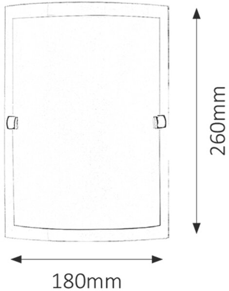 Rabalux Nedda lampă de perete 1x60 W sticlă opal 3687