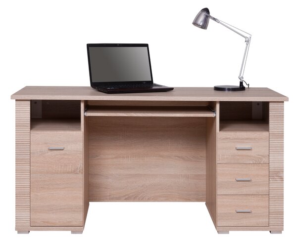 KONDELA Masă PC tip 22, stejar sonoma, GRAND