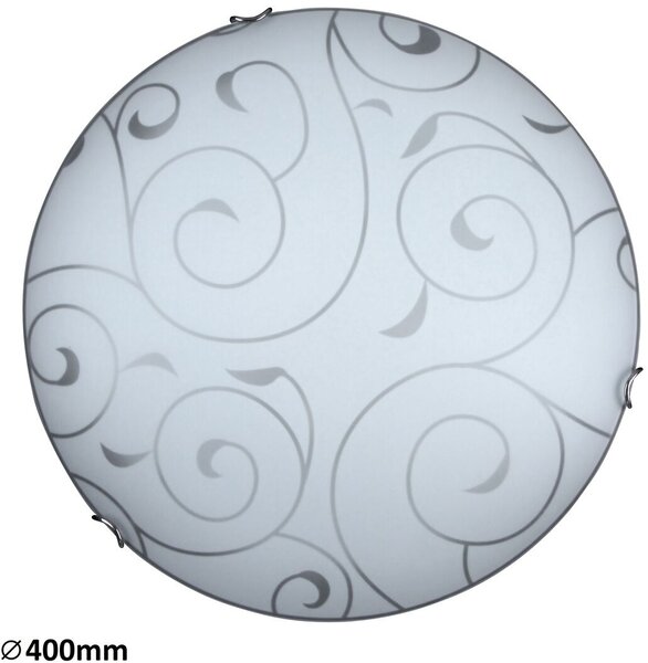 Rabalux Harmony plafon 2x60 W alb-crom-model 3853