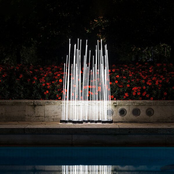 Artemide Architectural Reeds IP67 lampă LED cu picior 1 piesă, Transparent, Metal, Modern