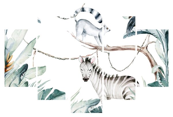 Tablou - Animale exotice (150x105 cm)