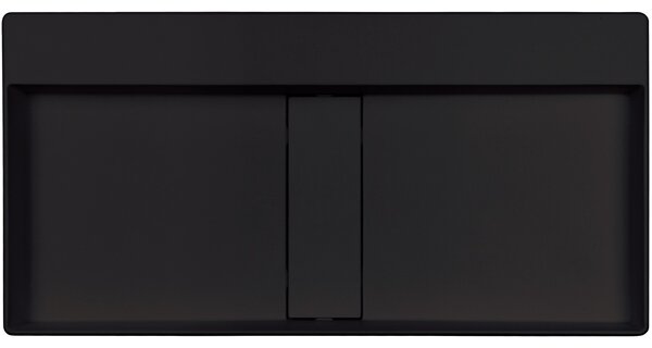Deante Blur lavoar 80x40 cm dreptunghiular de blat negru mat CQB_NU8S