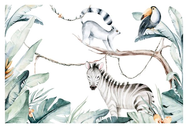 Tablou - Animale exotice (90x60 cm)