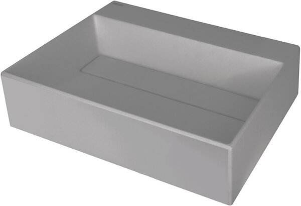 Deante Correo lavoar 50x40 cm dreptunghiular de blat gri/piatră mat CQR_SU5M