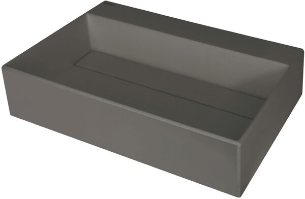 Deante Correo lavoar 60x40 cm dreptunghiular de blat antracit mat CQR_TU6M