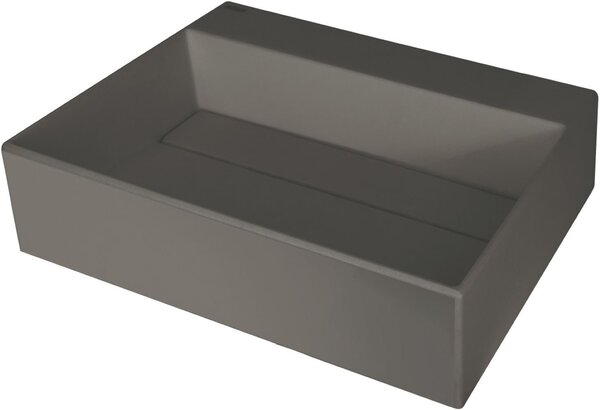 Deante Correo lavoar 50x40 cm dreptunghiular de blat antracit mat CQR_TU5M