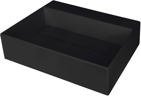 Deante Correo lavoar 50x40 cm dreptunghiular de blat negru mat CQR_NU5M