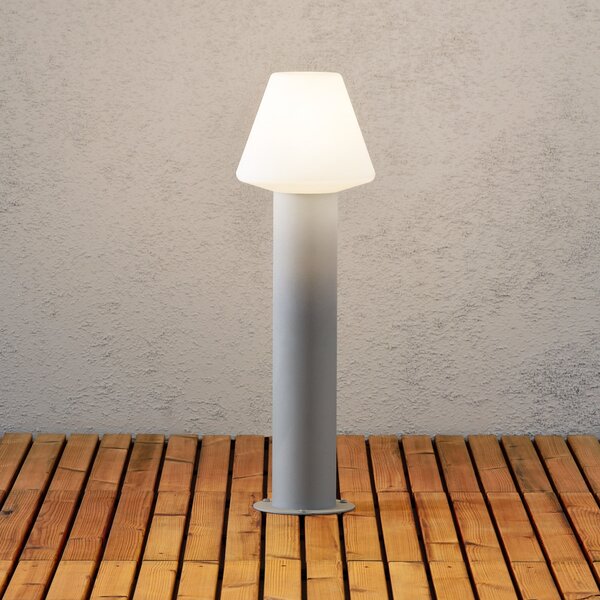 Konstsmide Lampă cu postament Barletta, Gri, Metal, Modern