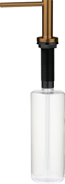Deante Aster, dozator de detergent pentru chiuvete de bucătărie cu cioc lung 500 ml, bronz, DEA-ZZZ_C0DD