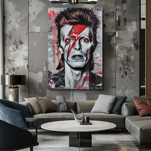 David Bowie - Icoană a muzicii și a stilului 60x90 cm