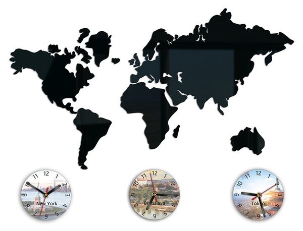 Ceasuri de perete WORLD MAP