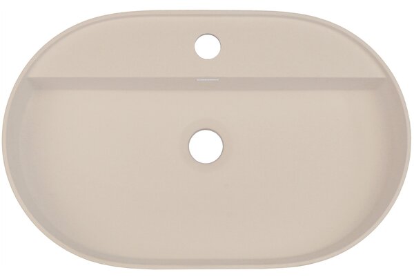 Deante Silia lavoar 55x35 cm ovale de blat maro/bej mat CQS_5U6B