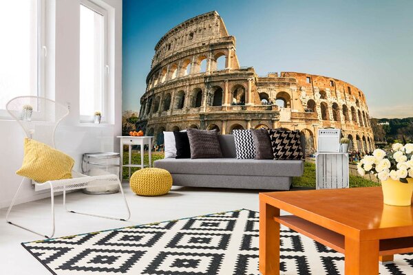 Fototapetă din vlies autocolantă colosseum din roma iii 375 x 250 cm