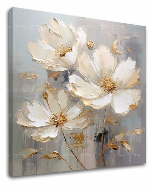 Lumea florilor pe pânză O încântare pentru simțurile tale 60x60 cm