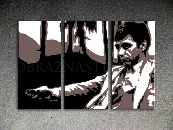 Tablou POP ART pictat manual AL PACINO 120x80 cm