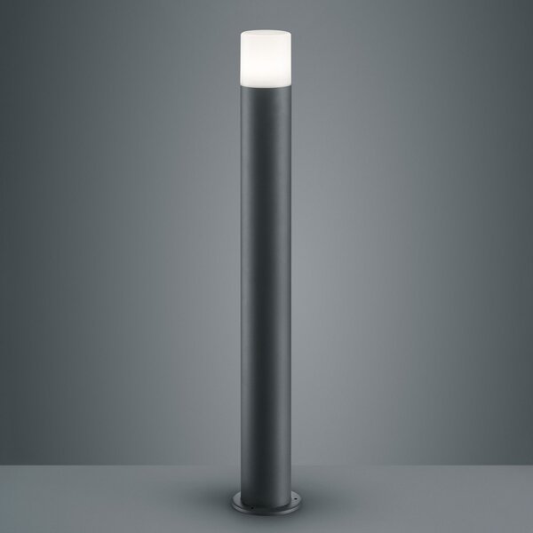 Trio Lighting Lampă de trotuar Hoosic aluminiu turnat, antracit, reglabil, Negru, Metal, Modern