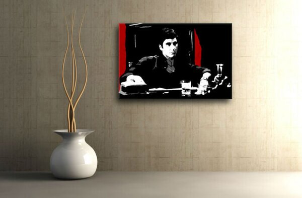 Tablou POP ART pictat manual AL PACINO 60X40 cm
