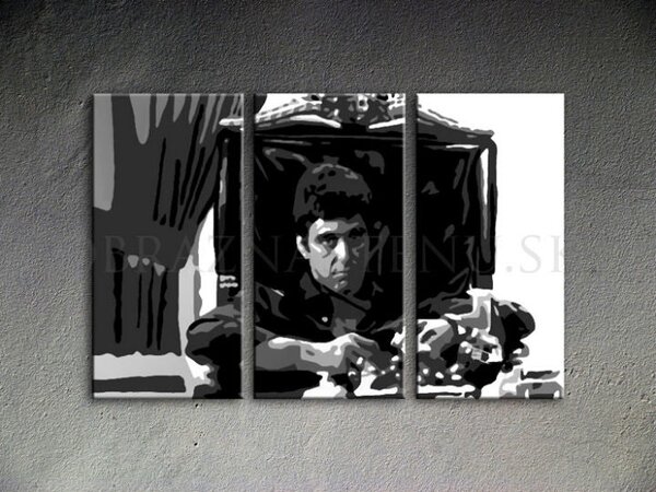 Tablou POP ART pictat manual AL PACINO 150x100 cm