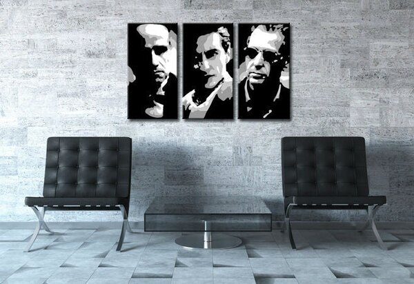 Tablou POP ART pictat manual GODFATHER 120x80 cm