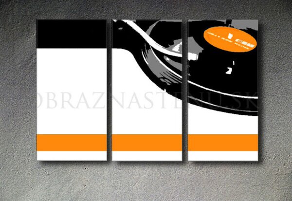 Tablou POP ART pictat manual DJ 120x80 cm