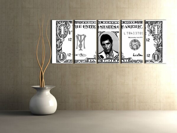 Tablou POP ART pictat manual AL PACINO 200x80 cm
