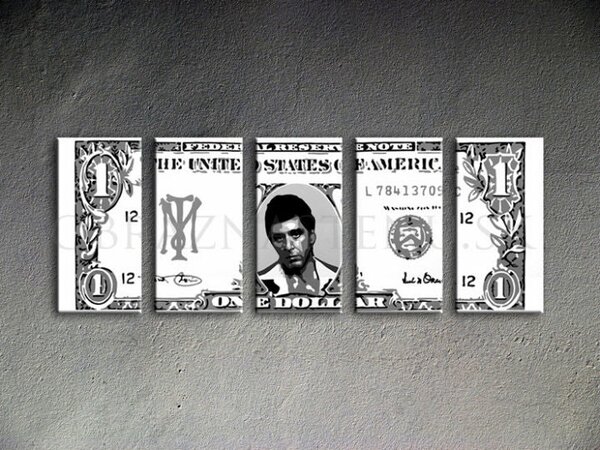 Tablou POP ART pictat manual AL PACINO 200x80 cm