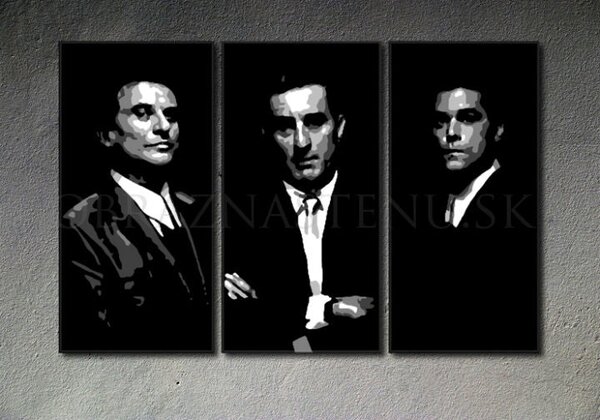 Tablou POP ART pictat manual GOODFELLAS 90x60 cm
