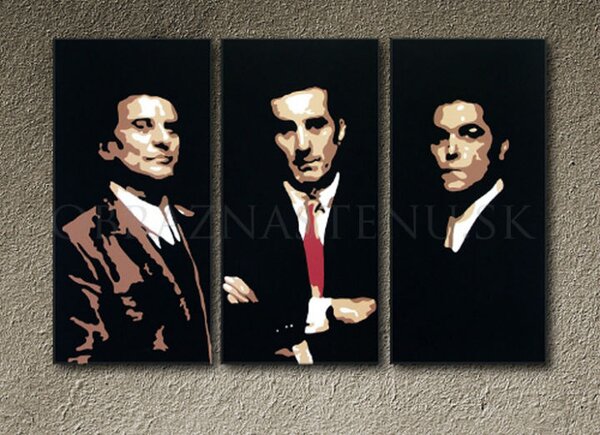 Tablou POP ART pictat manual GOODFELLAS 90x60 cm