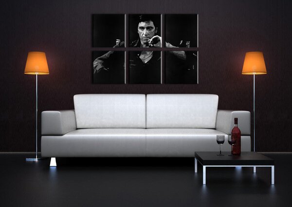 Pictat POP ART Tablou de perete SCARFACE-AL PACINO 210x140 cm