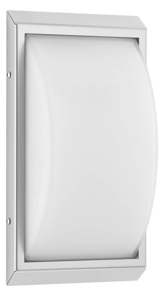 LCD Lampă pentru exterior 052, oțel inoxidabil, sticlă, senzor de mișcare, Metalic, Metal, Modern
