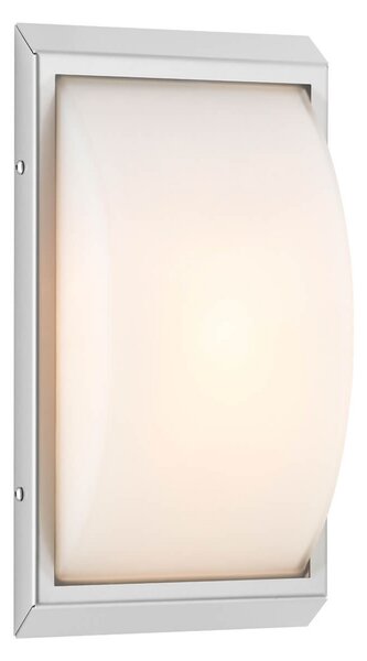LCD Lampă pentru exterior 052, oțel inoxidabil, sticlă, senzor de mișcare, Metalic, Metal, Modern