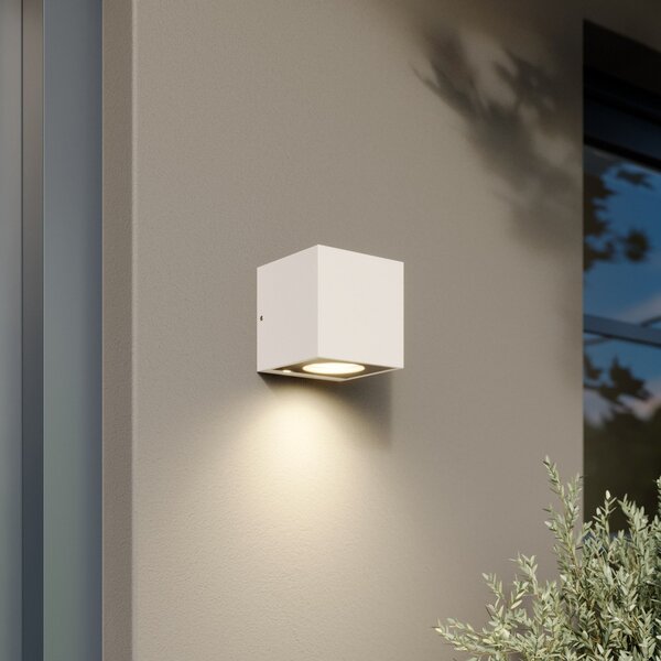 Arcchio LED-Lampă de exterior Tassnim, 1 bec, alb, IP65, reglabil, Alb, Metal, Modern