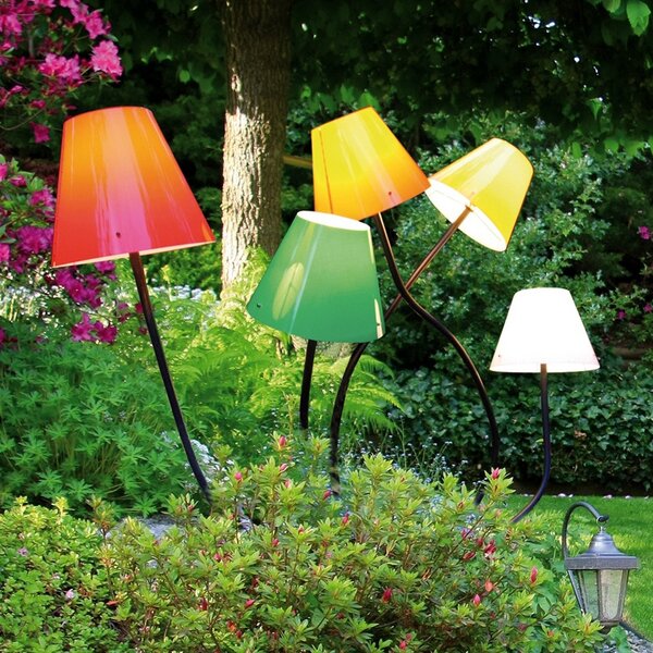 Top Light Lampă exterior Octopus Outdoor 130 cm fără abajur, Negru, Metal, Design