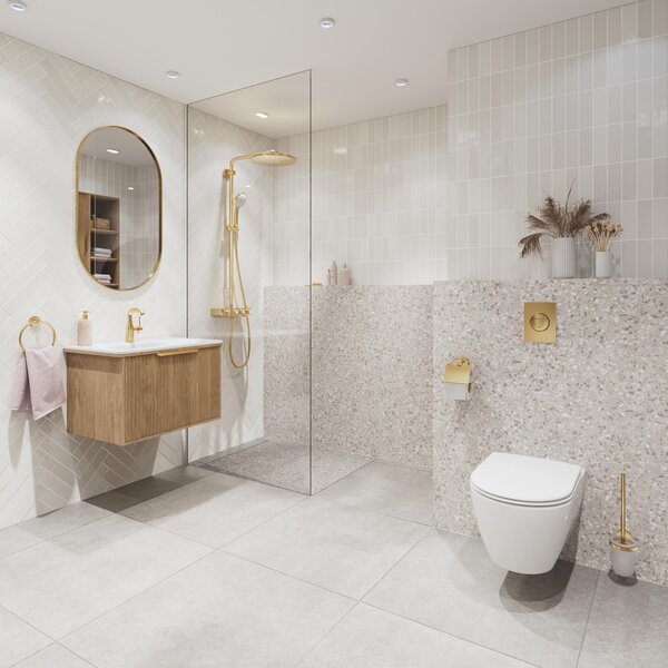 Grohe Essentials suport prosop auriu 40365GN1