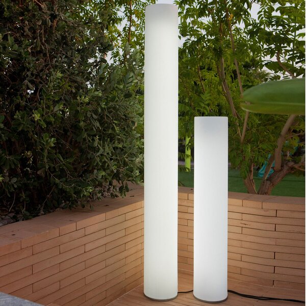 Newgarden Bornă luminoasă Fity, înălțime 160 cm, 6.500 K, Alb, Plastic